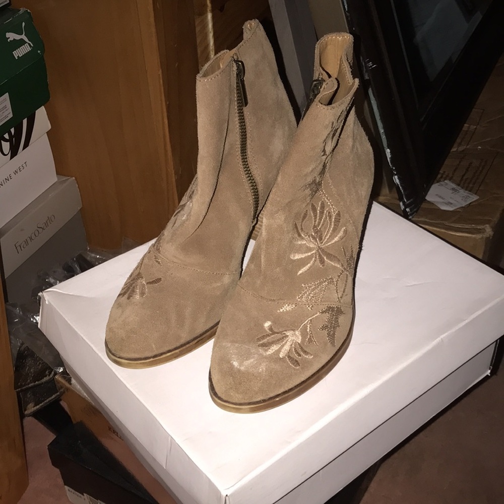 Lucky Brand booties with lots of life left in them